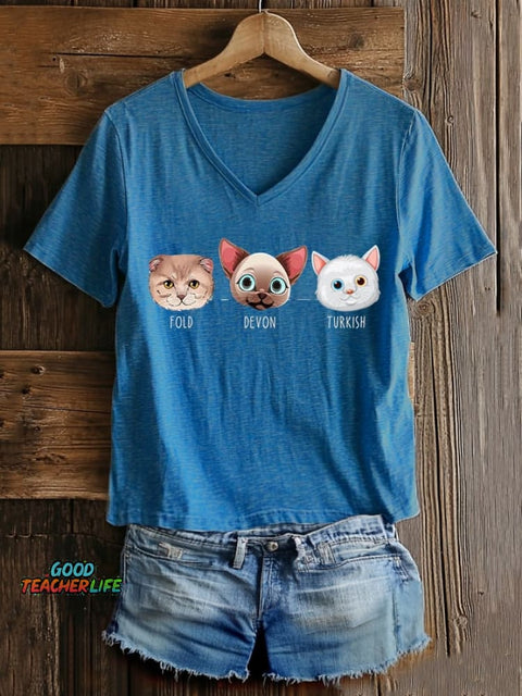 Women's Casual Social Democracy Printed T-shirt