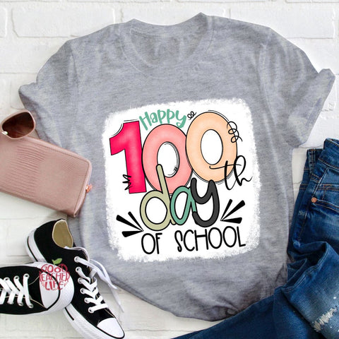 Happy 100th Days Of School Teacher T-Shirt