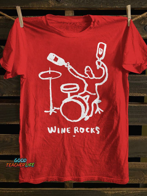 Wine Rocks T-shirt
