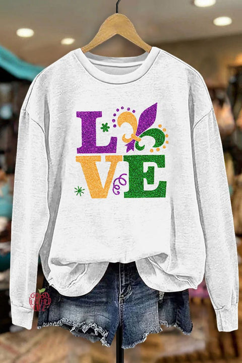 Classic Mardi Gras Sweatshirt