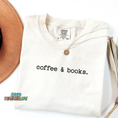 Coffee And Books Lover T-Shirt