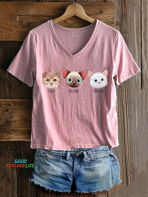 Women's Casual Social Democracy Printed T-shirt