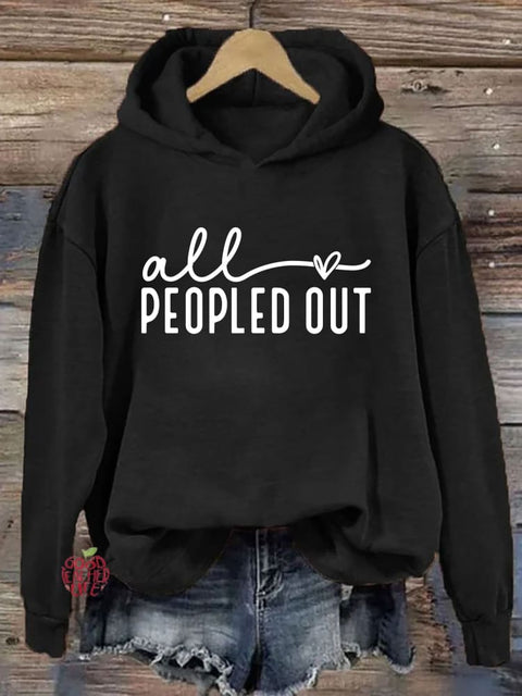 All Peopled Out Hoodie