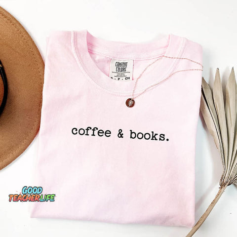 Coffee And Books Lover T-Shirt