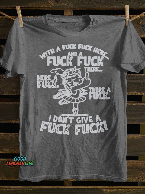 With A Fk Fk Here T-shirt