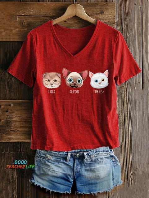 Women's Casual Social Democracy Printed T-shirt