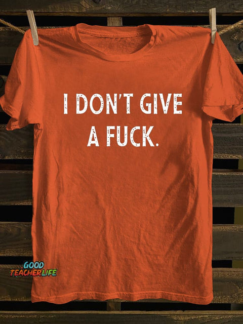Pupiloves I Don't Give A Fuck T-shirt