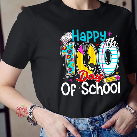 Happy 100th Day Of School Teacher T-Shirt