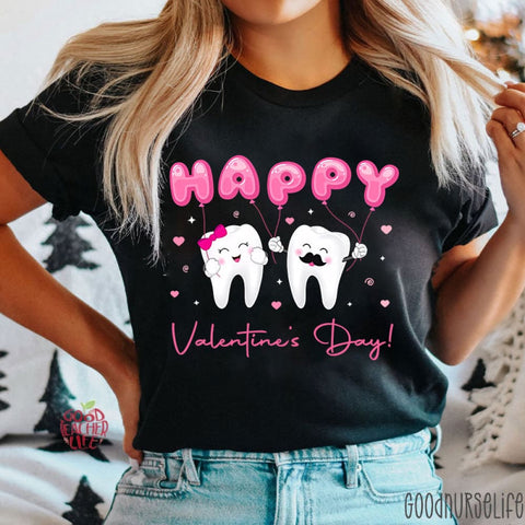 Happy Valentine's Day Dental Nurse T-Shirt