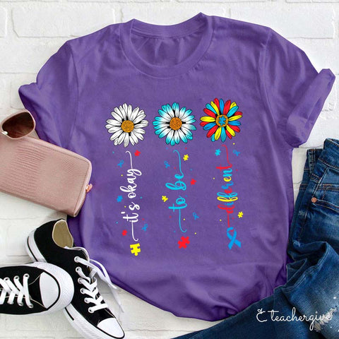 It's Ok To Be Different Teacher T-Shirt