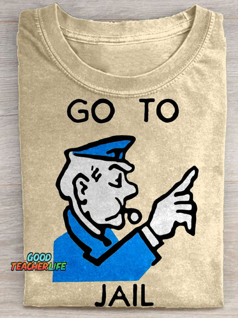 Teecade Go To Jail T-shirt