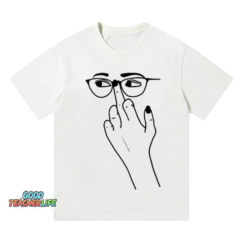 Pupiloves Glasses Finger Classic T-shirt