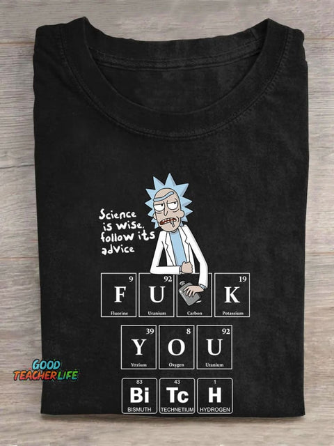 Science Is Wise Follow Its Advice T-shirt