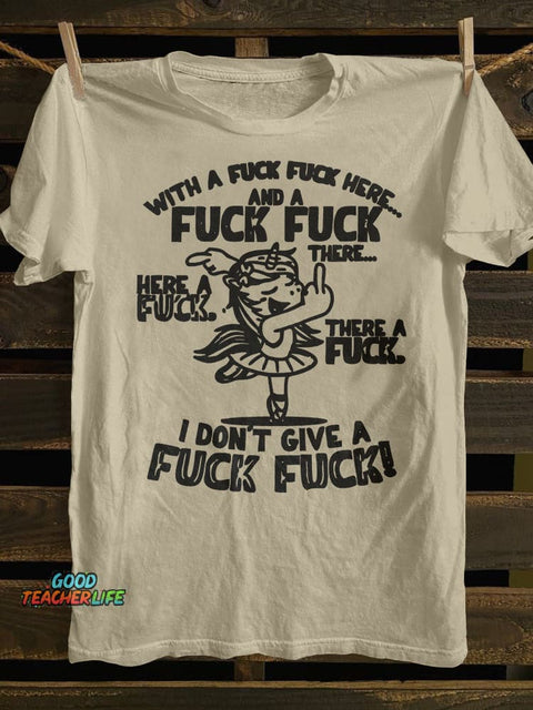 With A Fk Fk Here T-shirt