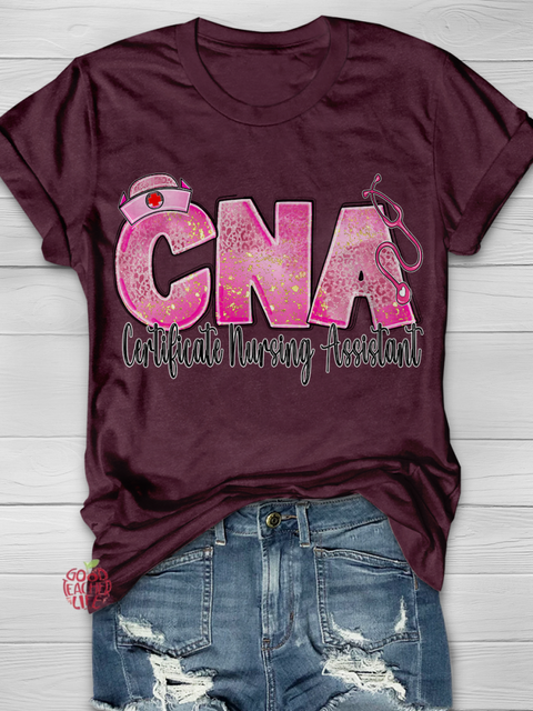 CNA Certified Nursing Assistant Career Graphic T-shirts