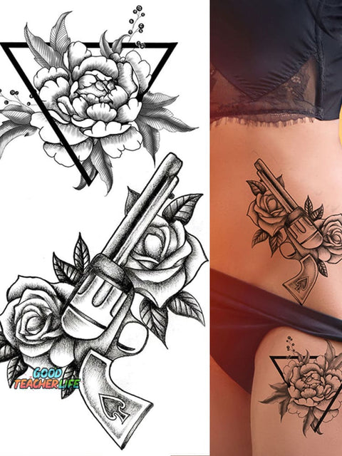 Flower Tattoo Stickers