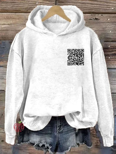 F**k Off QR Code Hoodie