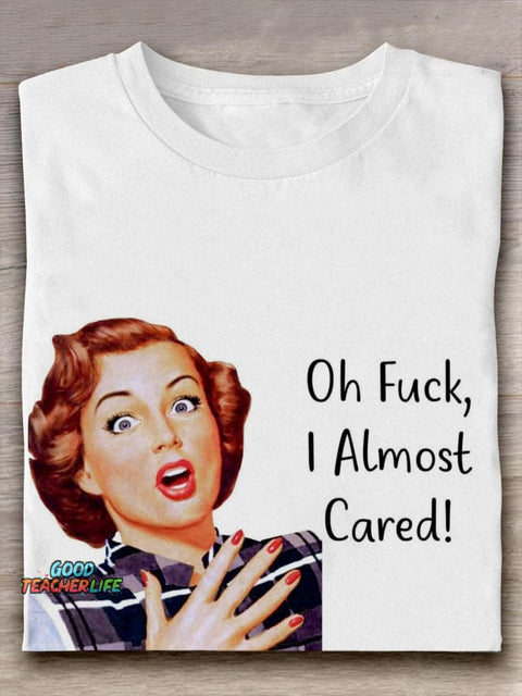 Funny Adult Humor Print Unisex Casual T-shirt
