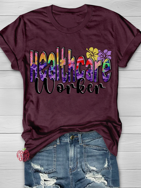 Healthcare Worker Graphic T-shirts