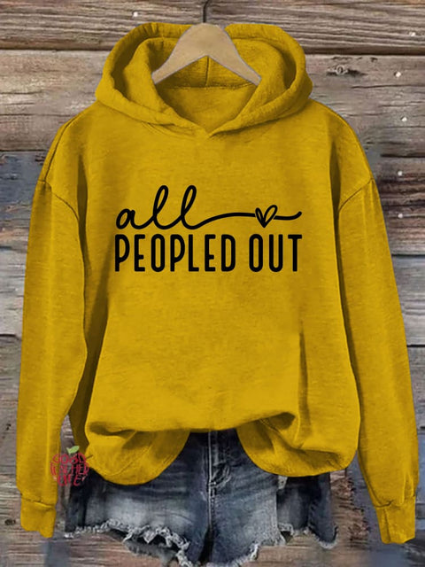 All Peopled Out Hoodie