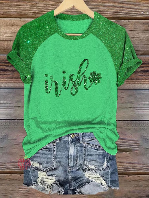 Women's St. Patrick's Day Printed T-Shirt