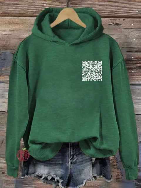 F**k Off QR Code Hoodie