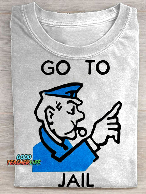 Teecade Go To Jail T-shirt
