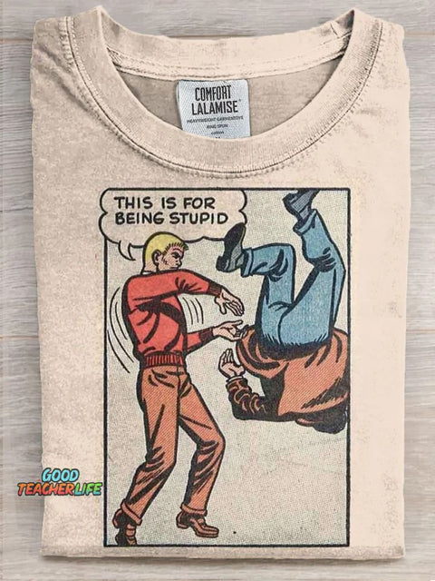 Pupiloves This Is For Being Stupid T-shirt