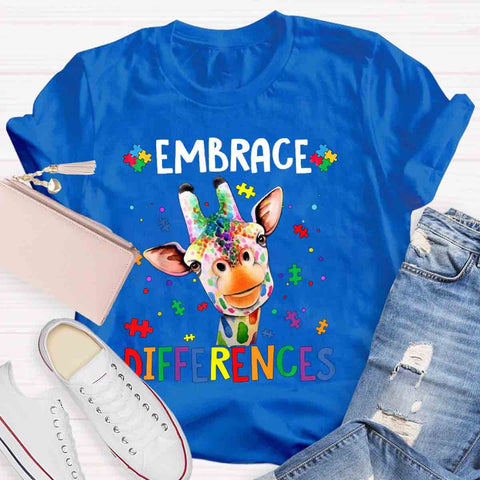 Embrace Differences Special Education Teachers T-Shirt