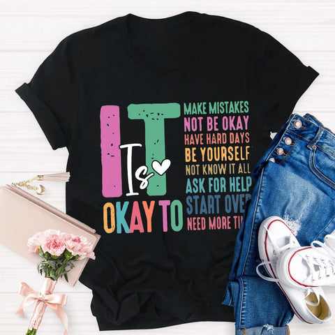 Casual It's Ok Teacher T-Shirt