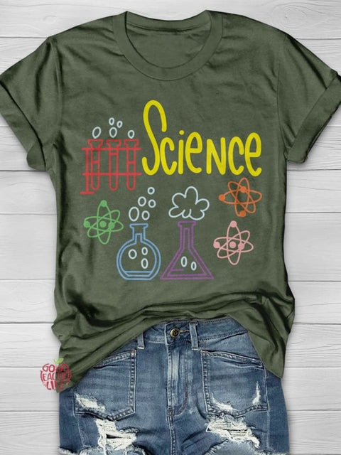 Chemistry Teacher Print Short Sleeve T-shirt