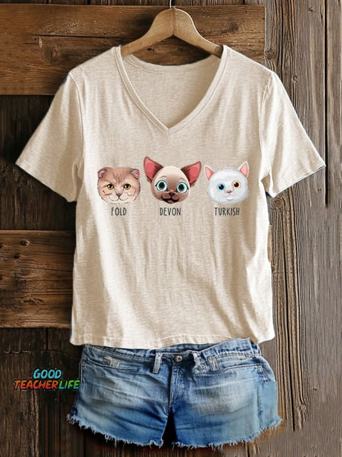 Women's Casual Social Democracy Printed T-shirt