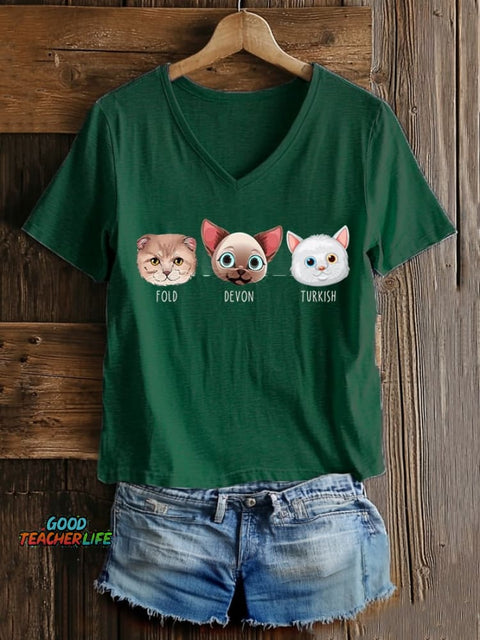 Women's Casual Social Democracy Printed T-shirt