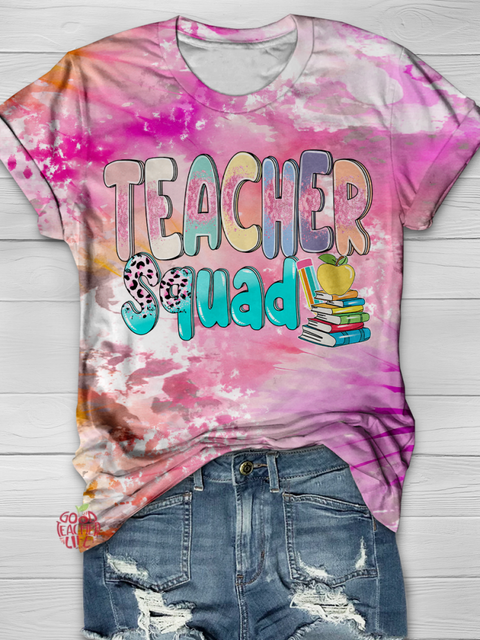 Teacher Squad Full Print T-shirt