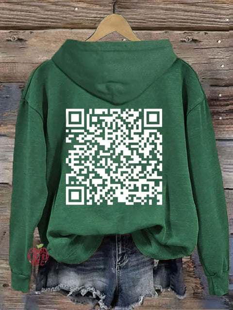 F**k Off QR Code Hoodie