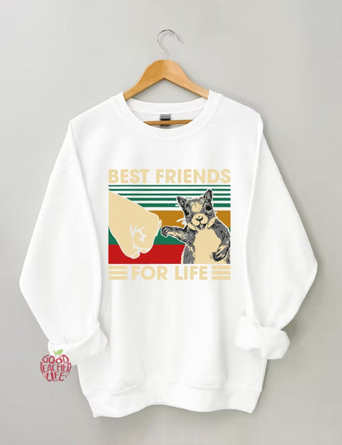 Best Friends For Life Squirrel Lover Sweatshirt