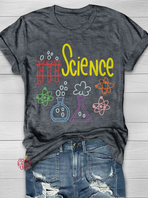 Chemistry Teacher Print Short Sleeve T-shirt