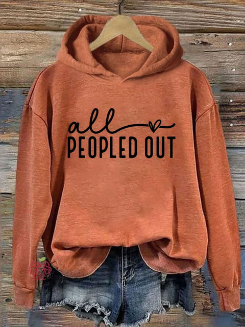 All Peopled Out Hoodie