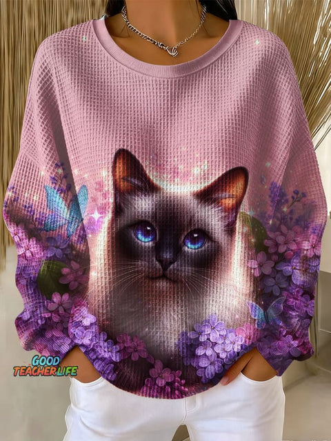 Cat Art Print Hoodie