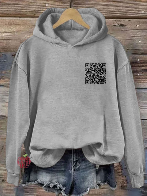 F**k Off QR Code Hoodie