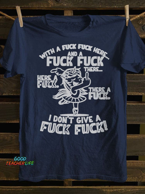 With A Fk Fk Here T-shirt