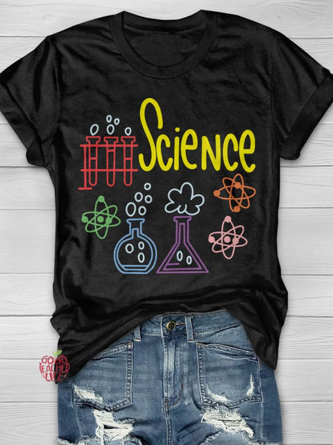 Chemistry Teacher Print Short Sleeve T-shirt