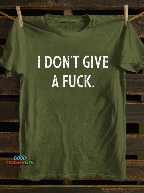 Pupiloves I Don't Give A Fuck T-shirt
