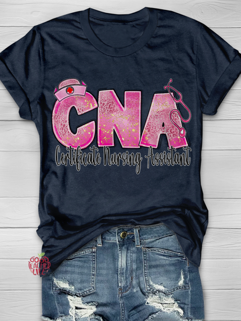 CNA Certified Nursing Assistant Career Graphic T-shirts