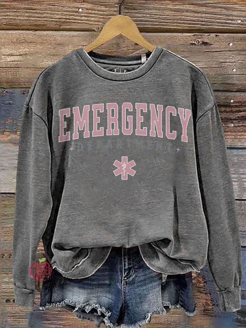 Emergency Nurse Casual  Sweatshirt