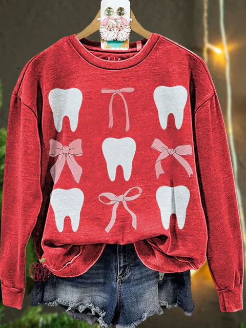 Christmas Dental Future Dentist Gift for Dental Casual  Sweatshirt