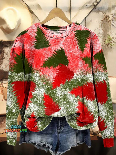 Christmas Tree Casual Sweatshirt