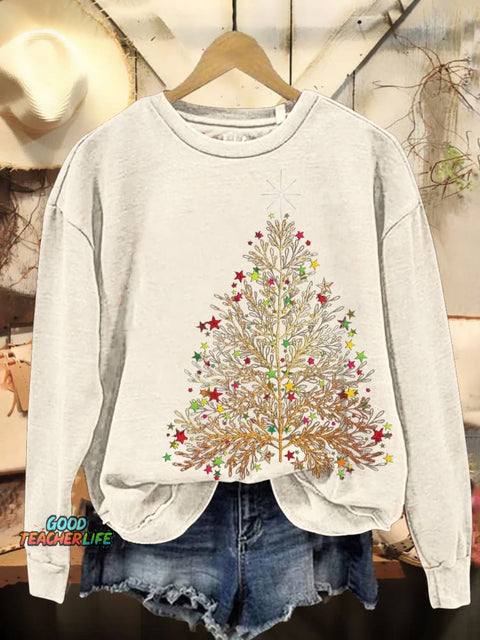 Christmas Tree Casual Sweatshirt