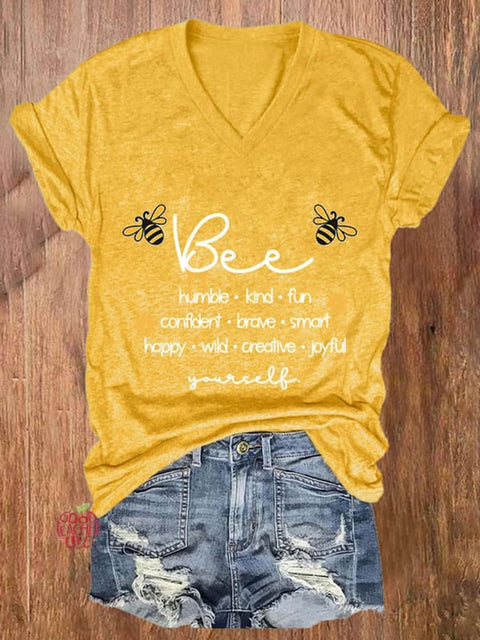 Bee  unisex printed T-shirt