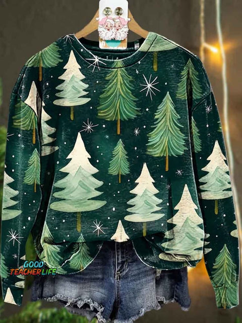 Christmas tree fall Casual  Sweatshirt